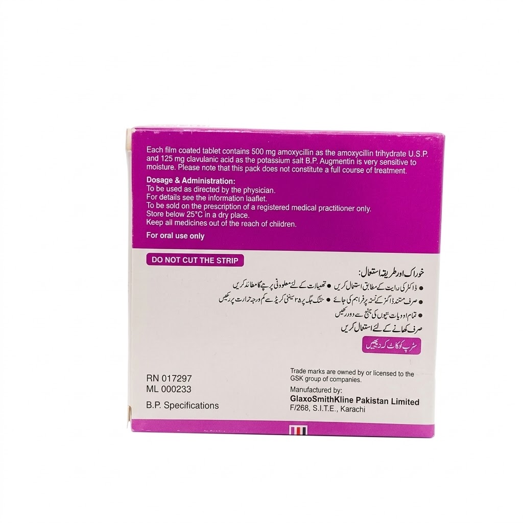 Augmentine 625mg Tab 12-s — image 3 of 3