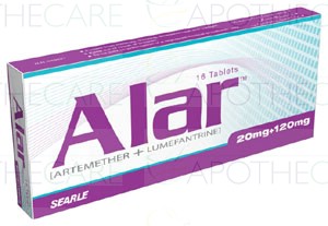 Alar-DS Tab 40mg/240mg 8's