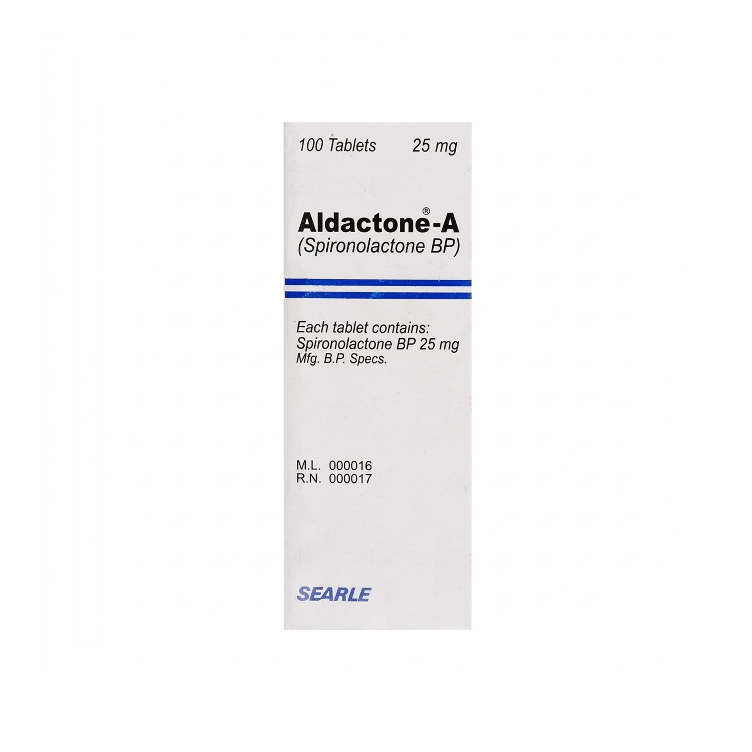 Aldactone-A 25mg tab 100's