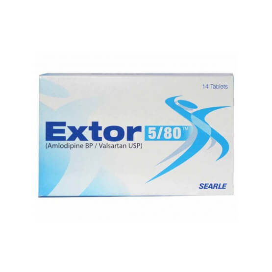 Extor 5mg/80mg Tab 14's