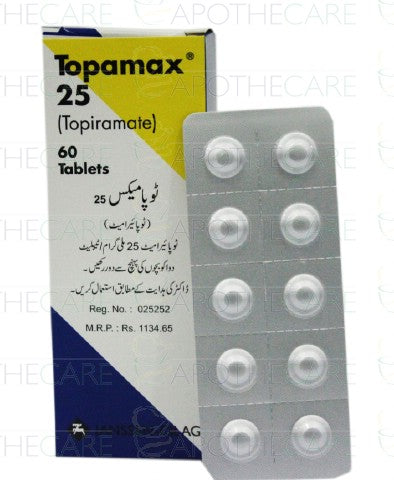 Topamax Tab 25mg 60's