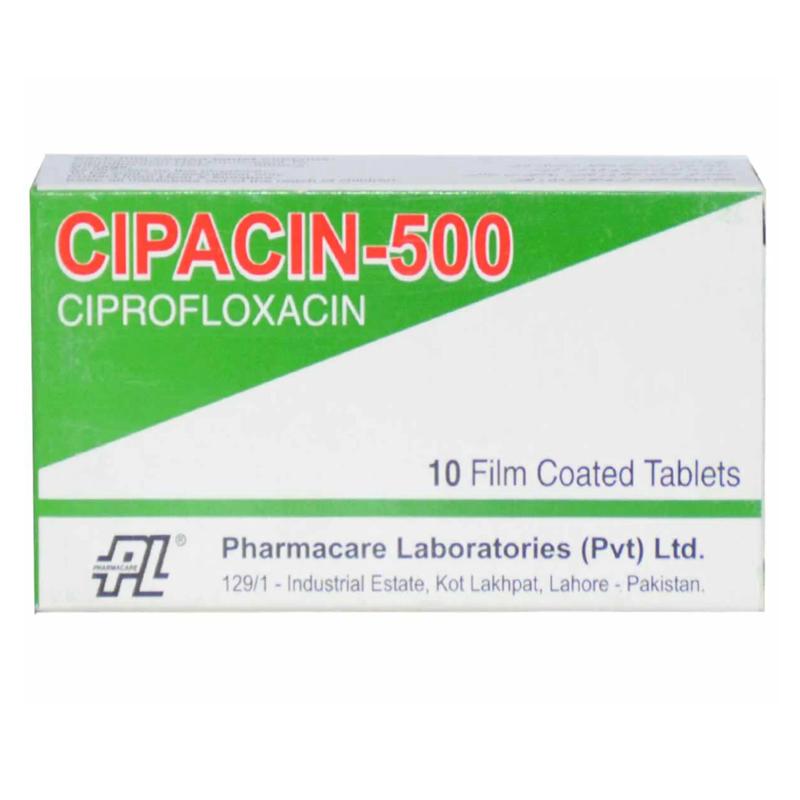 CIPACIN Tab 500mg 10's