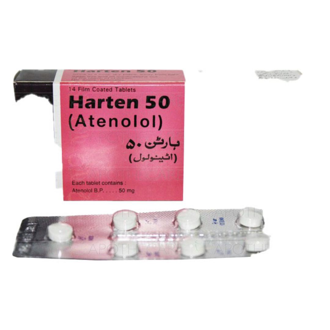 Harten 50 Tab 50mg 14's