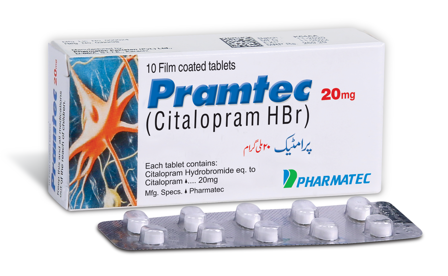 Pramtec Tab 20mg 10's