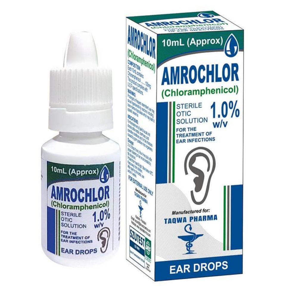 CHLORAMPHENICOL Ear Drops 1% 10ml(PHARMAWISE)