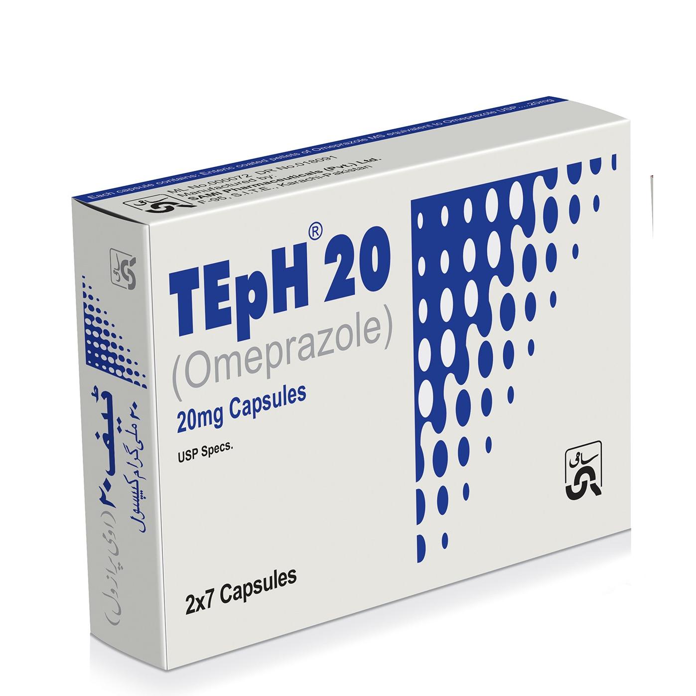 Teph 20mg cap 2x7's