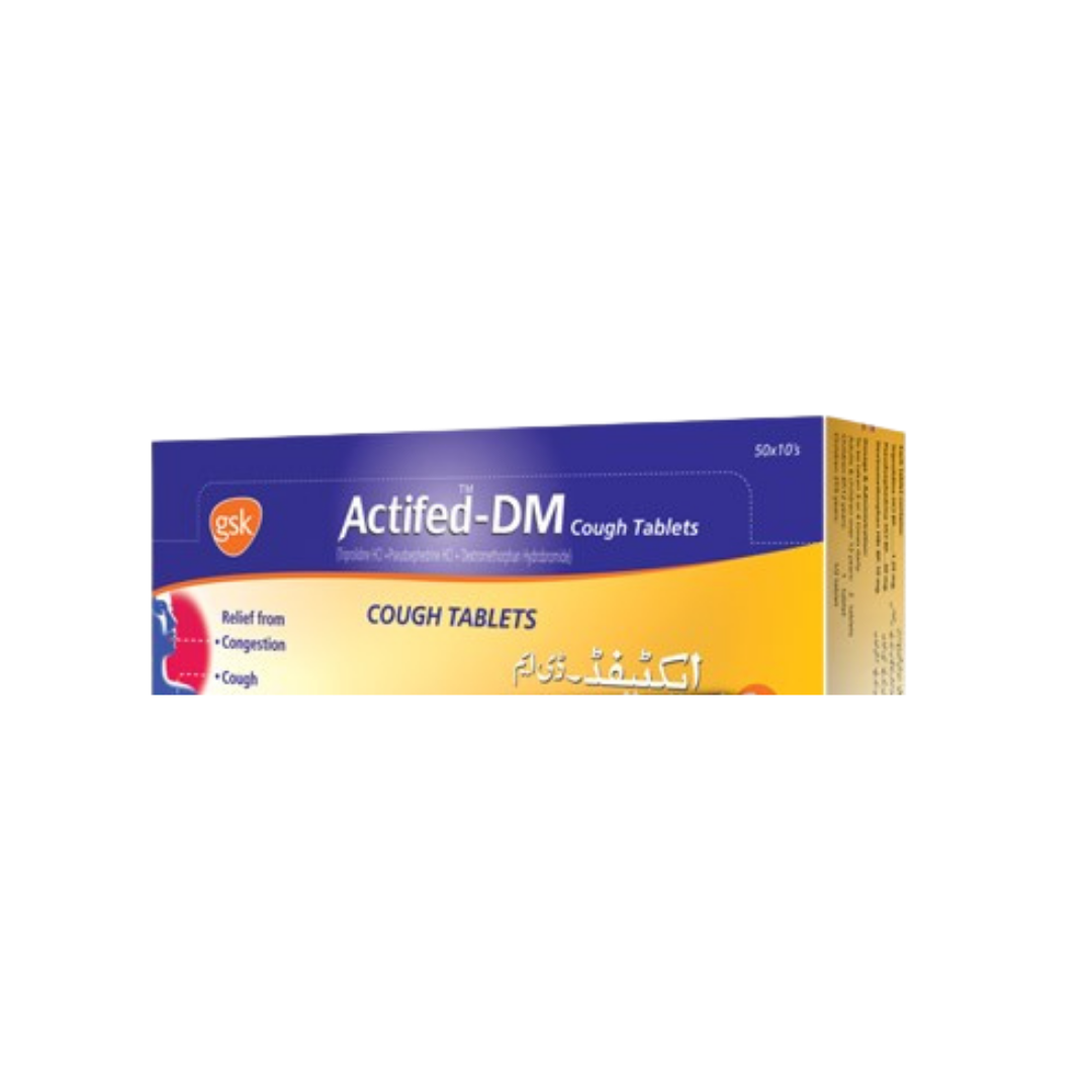 Actifed DM Cough Tab 500's