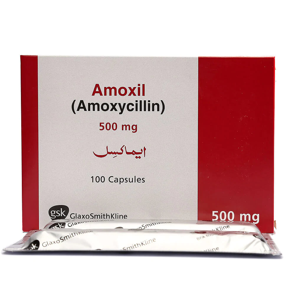 Amoxil Cap 500mg 100's — image 2 of 2