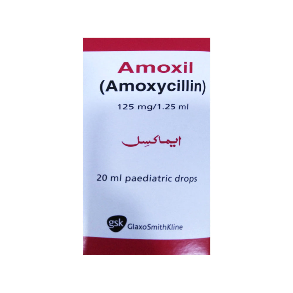 Amoxil Drops 125mg/1.25ml 20ml — image 2 of 3