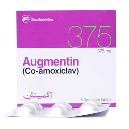 Augmentin Tab 375mg 6's