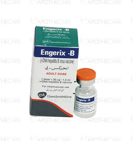 Engerix-B Inj 20mcg 1Vialx1ml