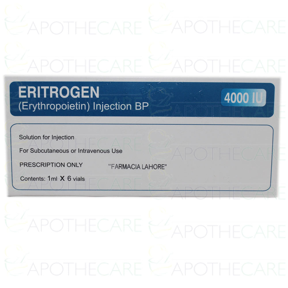 Eritrogen Inj 4000IU 1mlx6Vials