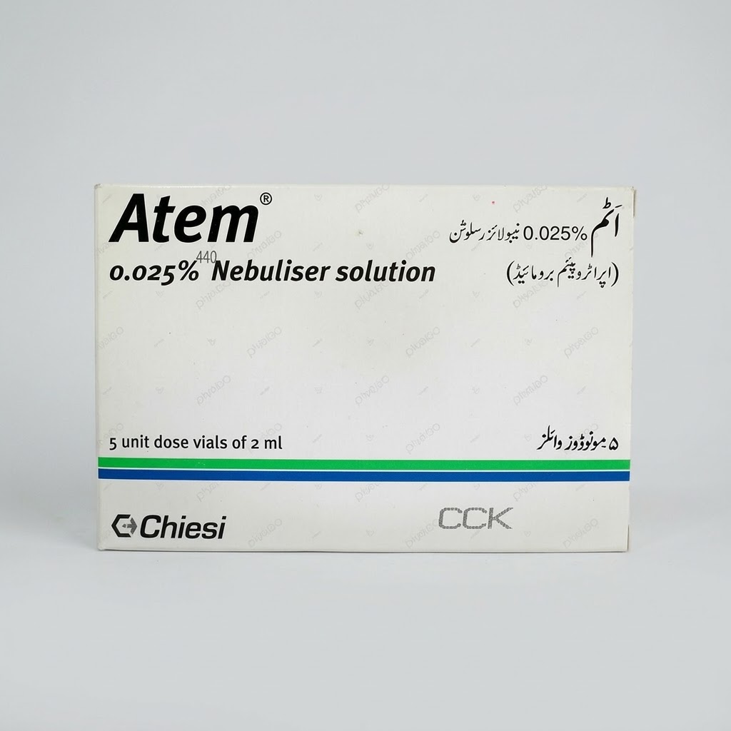 Atem Nebuliser Sol 0.025% 5 Vialx2ml