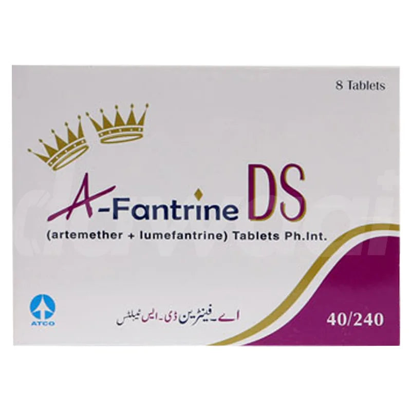 A-Fantrine DS Tab 40mg/240mg 8's