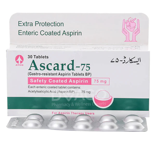 Ascard-75 Tab 3x10's