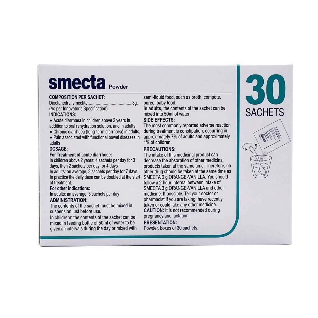 Smecta Powder Sachet 30's — image 3 of 3