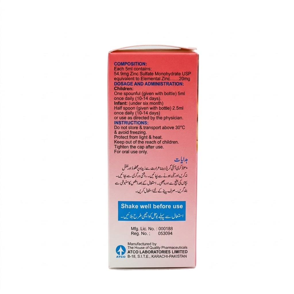 Zincat OD Syp 20mg/5ml 60ml — image 3 of 3