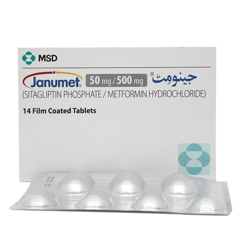 Janumet Tab 50mg/500mg 14's
