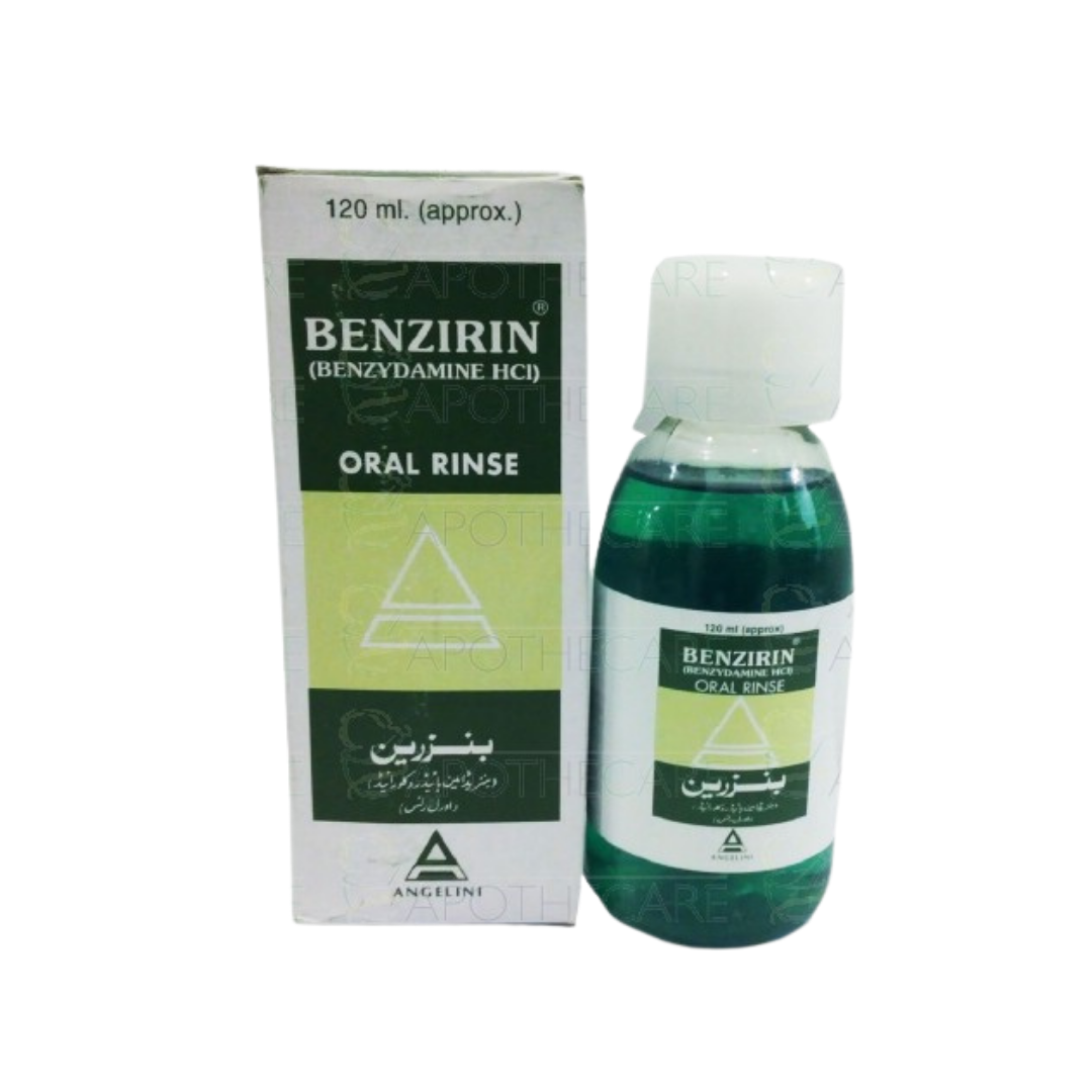 Benzirin Oral Rinse Sol 0.15% 120ml