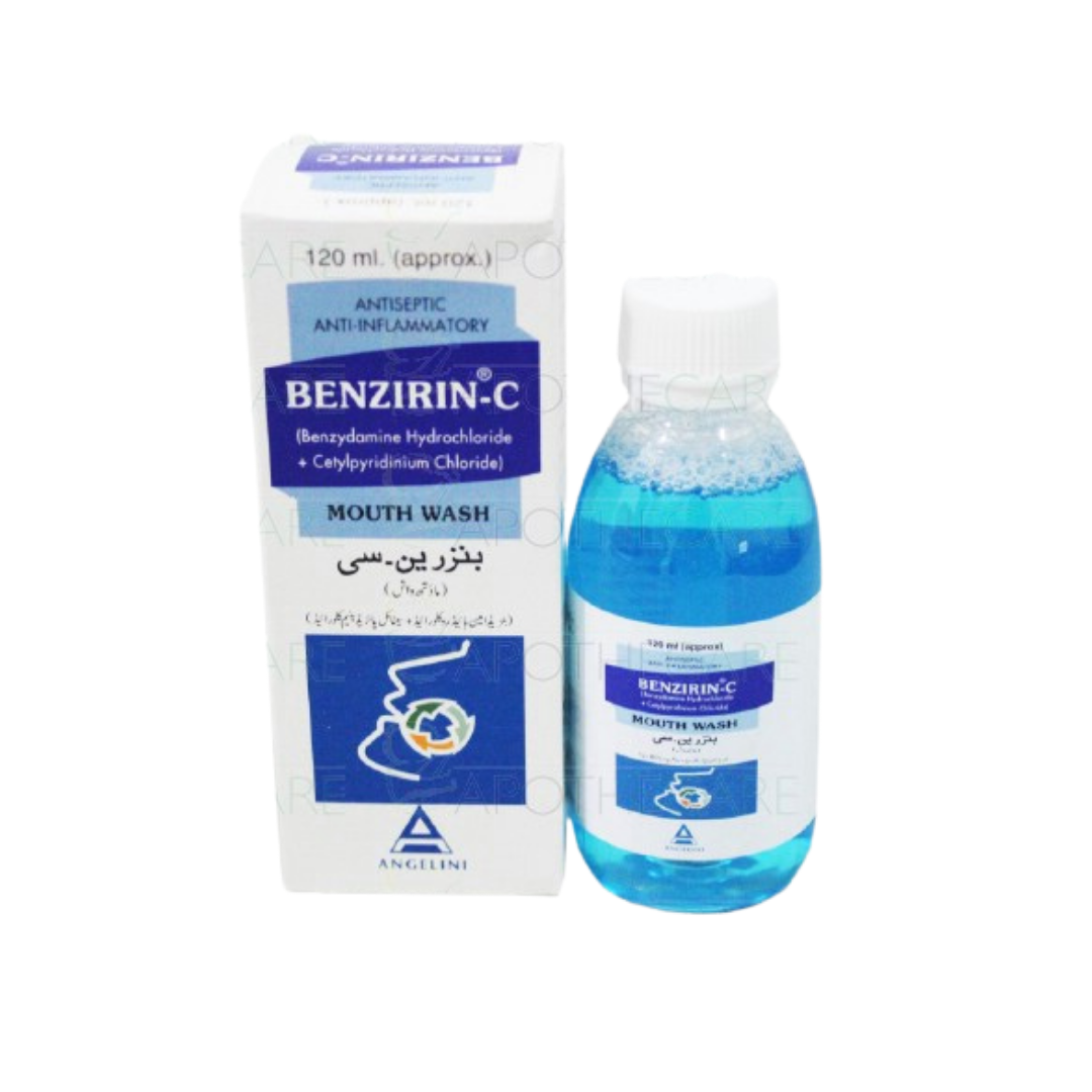 Benzirin C Mouthwash Sol 120ml