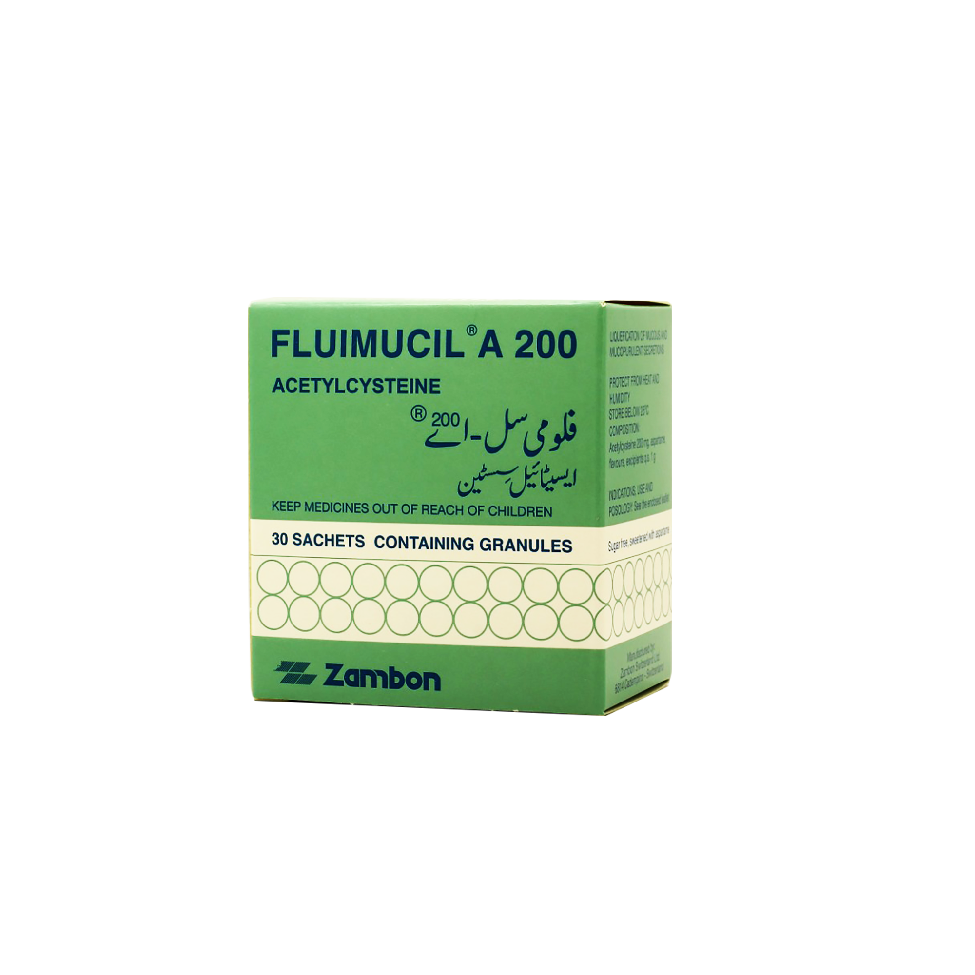 Fluimucil Powder Sachet 200mg 30's — image 2 of 2