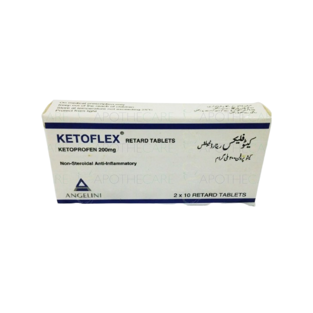 Ketoflex Retard Tab 200mg 20's
