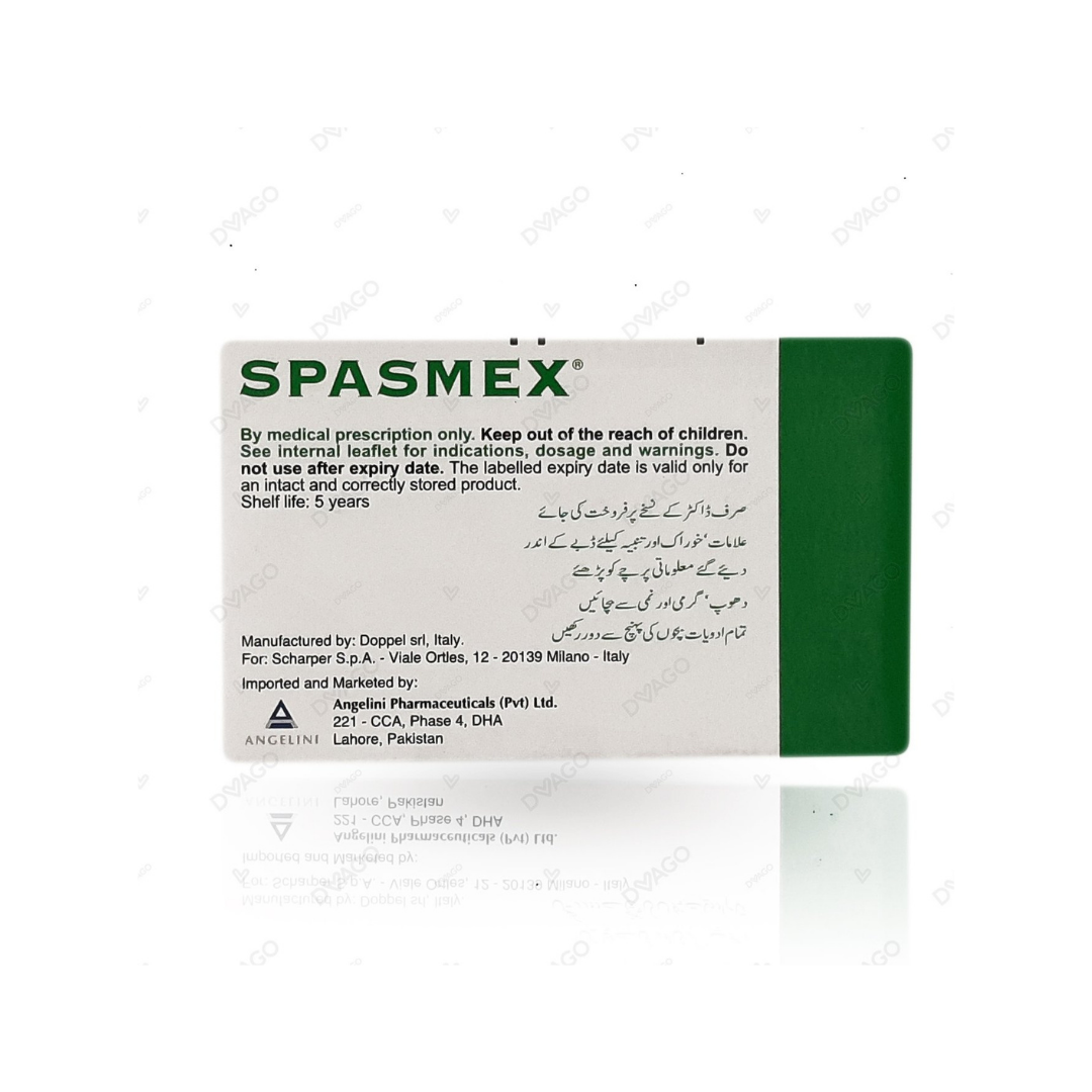 Spasmex Tab 80mg 20's
