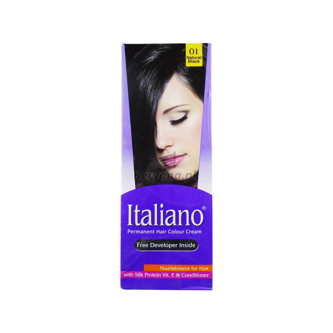 Italiano Hair Colour & Developer (Black) Cream