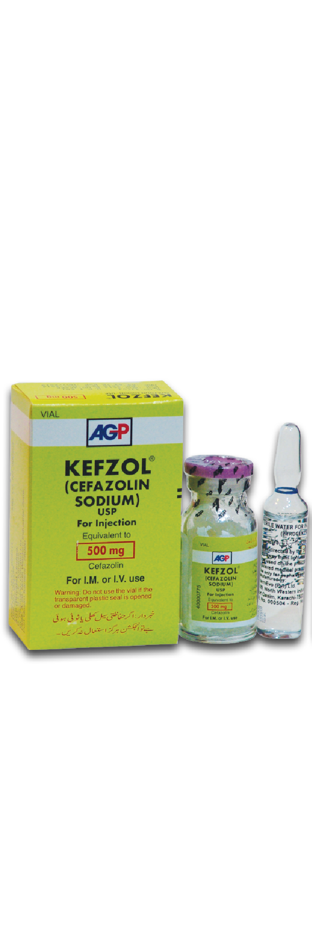 Kefzol Inj 500mg 1Vial