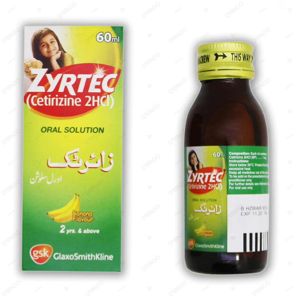 Zyrtec Syp 1mg 60ml