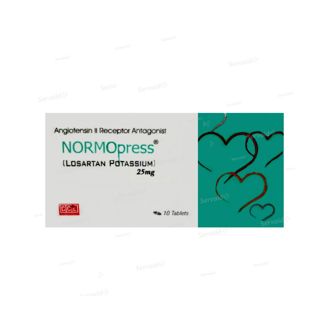 Normopress Tab 25mg 10's
