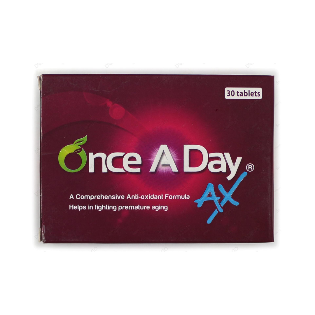Once-A-Day AX Tab 30's