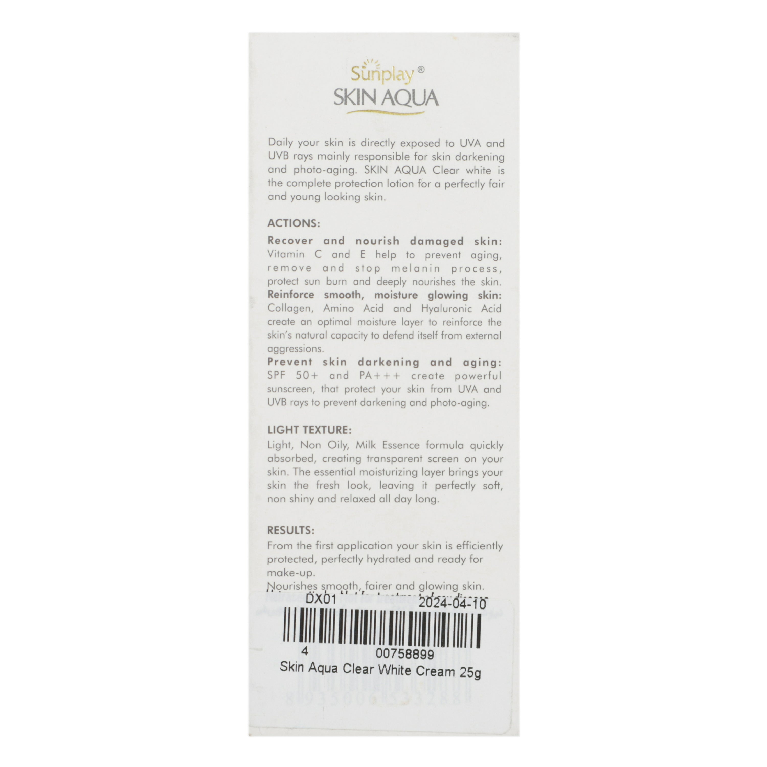 Skin Aqua Clear White Cream 25g — image 2 of 6