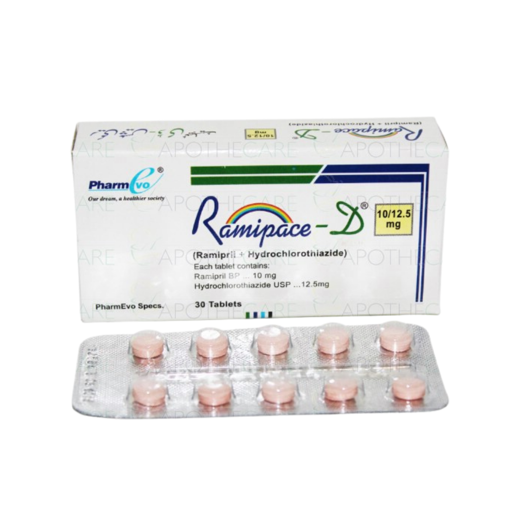 Ramipace-D Tab 10mg/12.5mg 30's