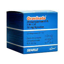 Gravinate Tab 50mg 100's