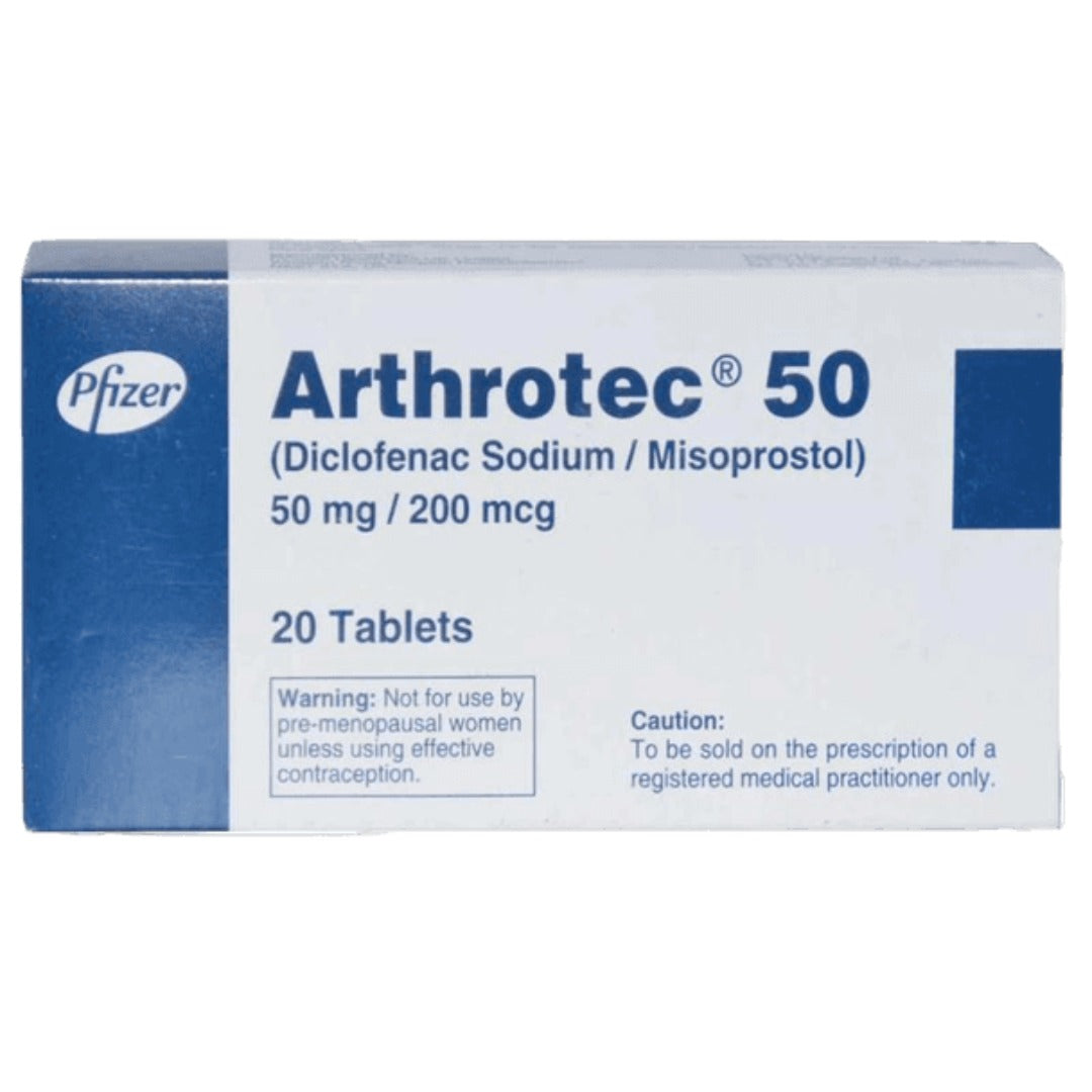 Arthrotec Tab 50mg/200mcg 20's