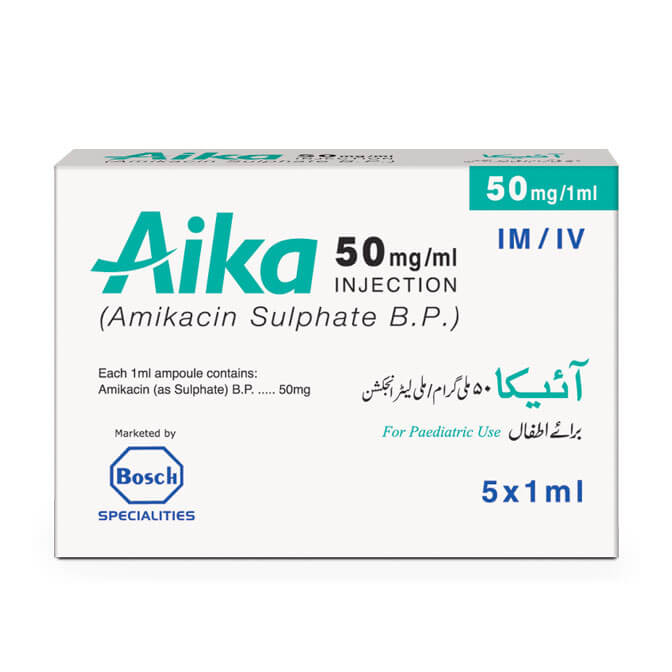 Aika Inj 50mg 5Amp