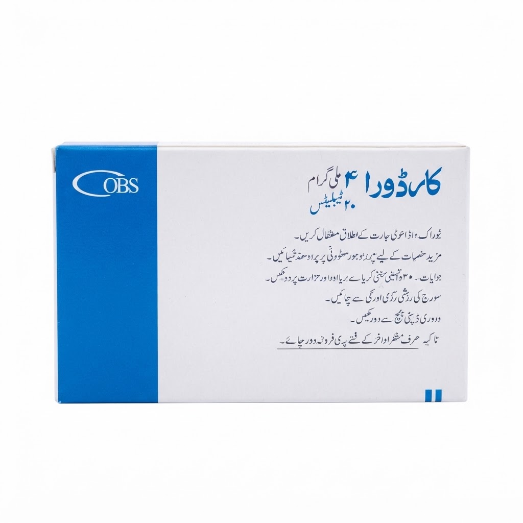 Cardura 4mg Tab 20's — image 2 of 3
