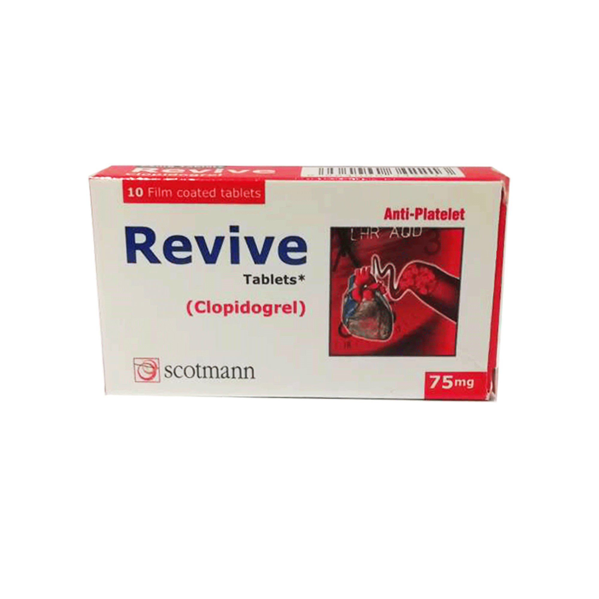 Revive Tab 75mg 10's