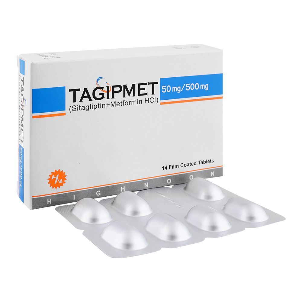 Tagipmet Tab 50mg/500mg 14's