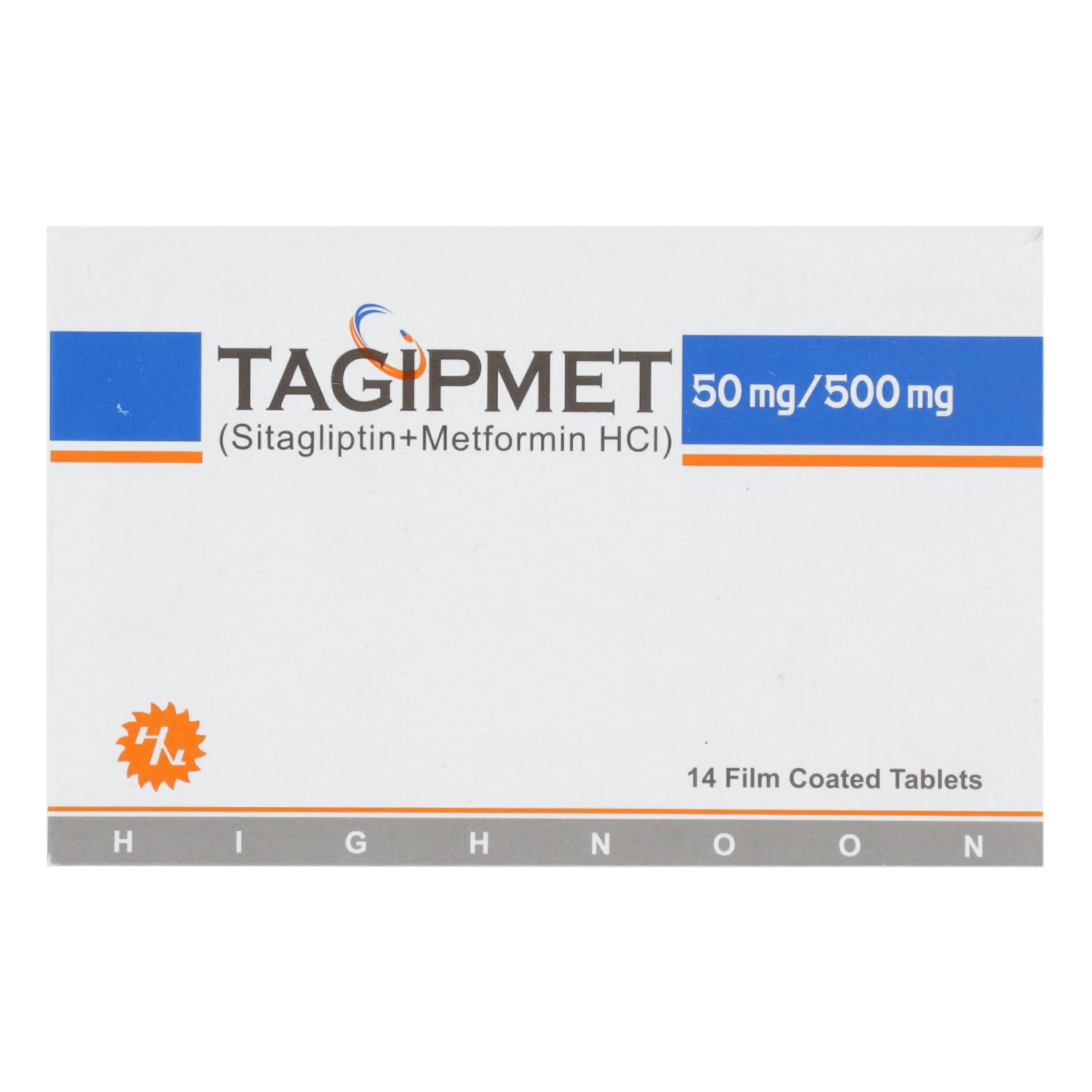 Tagipmet Tab 50mg/500mg 14's