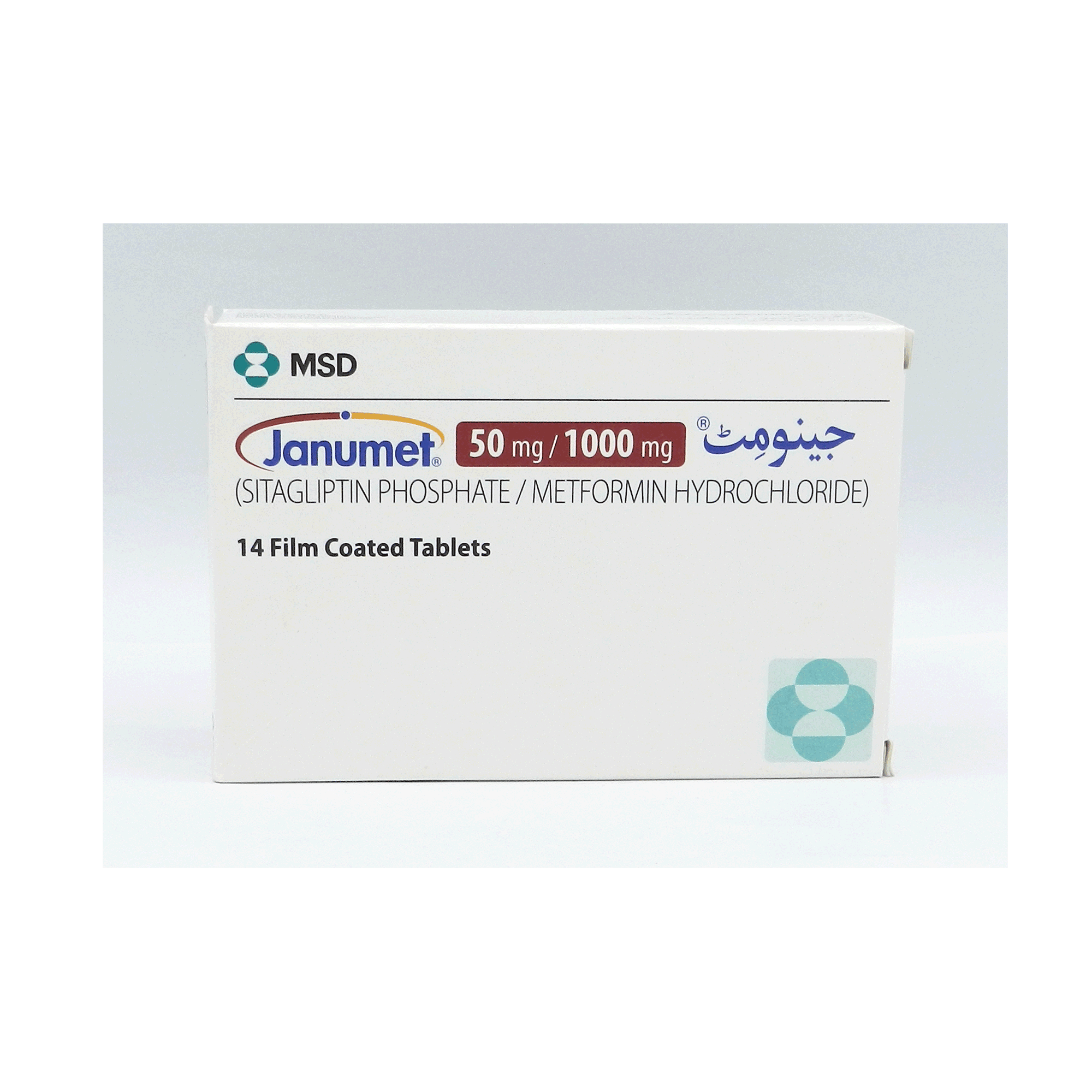 Janumet Tab 50mg/1000mg 14's