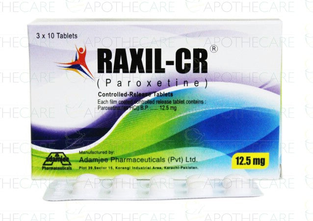 Raxil CR 12.5mg Tab 3x10's