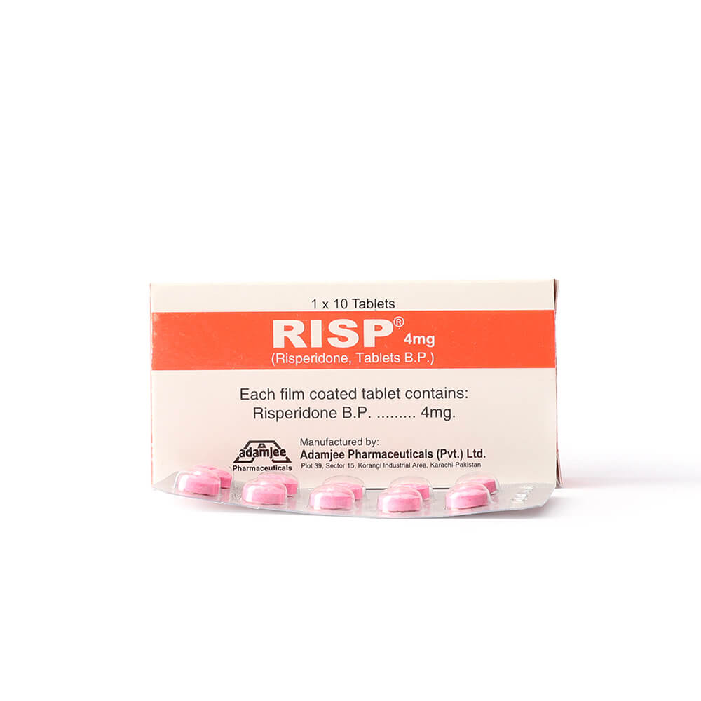 Risp 4mg tab 1x10's