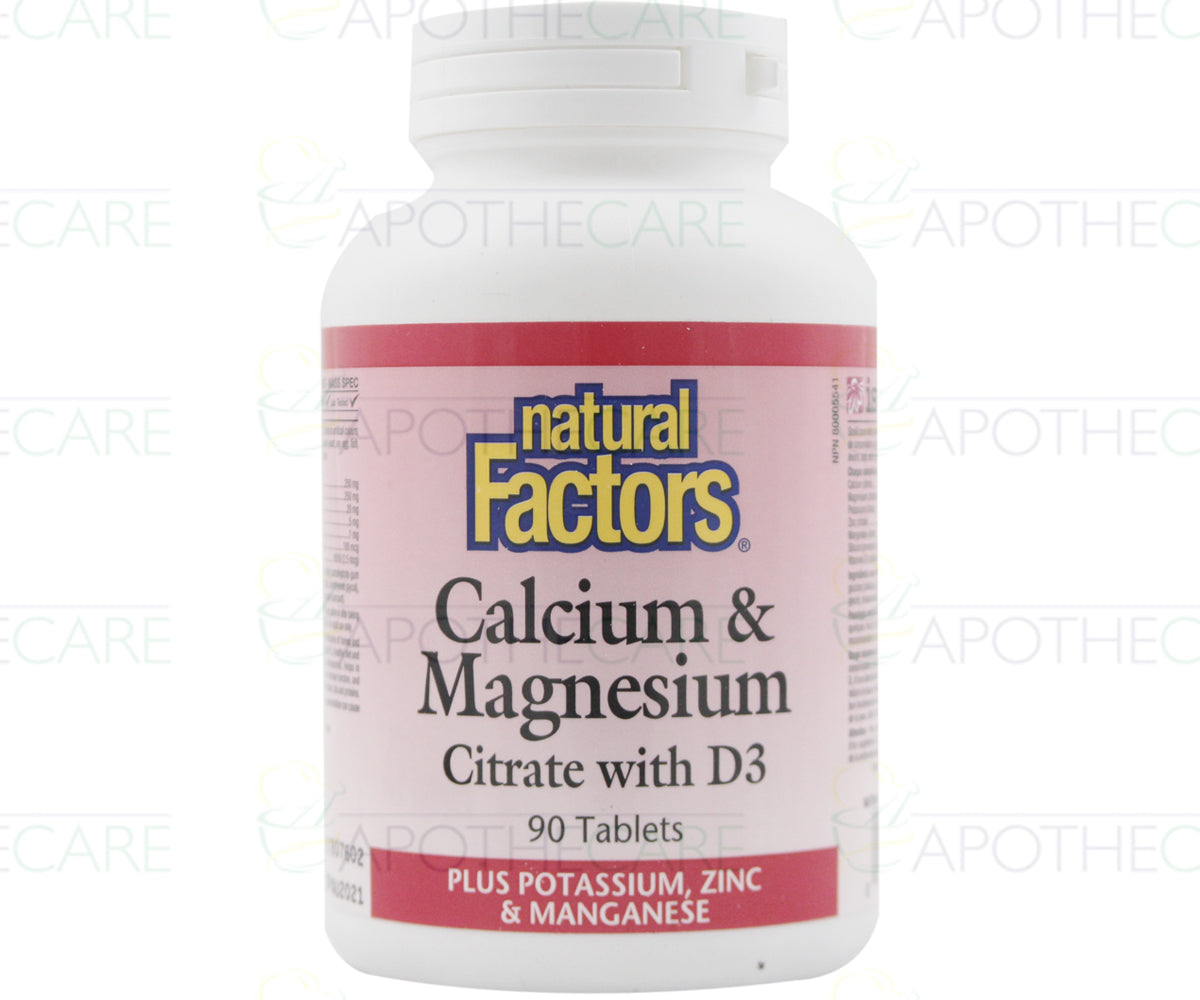 Calcium & Magnesium Citrate with Vit D Tab 90's