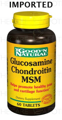 Glucosamine Chondroiton MSM Tab 60's