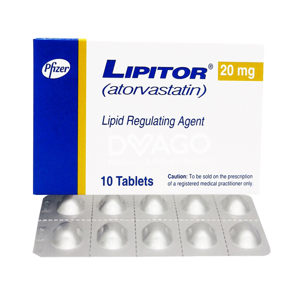 Lipitor 20mg Tab 10's