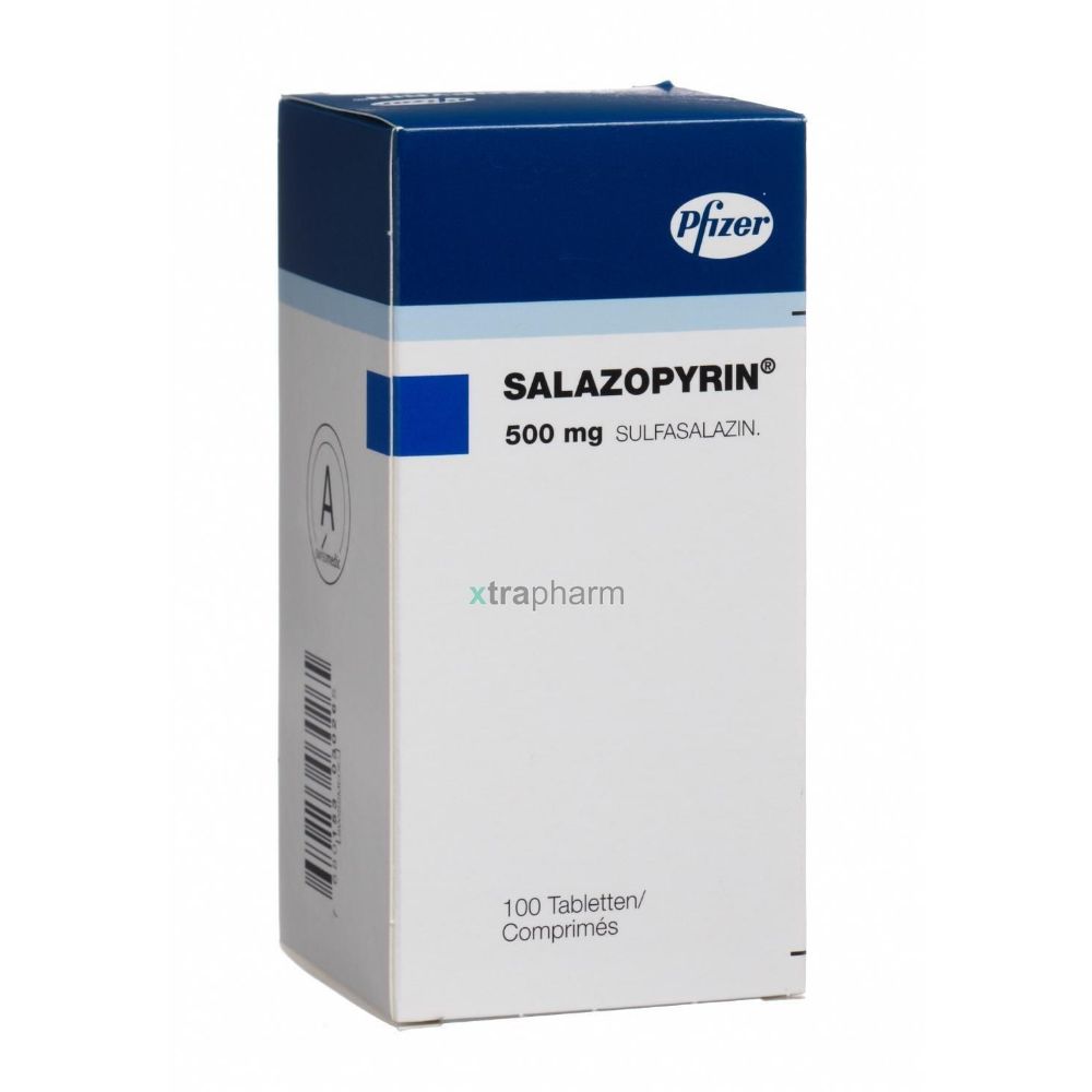 Salazopyrin 500mg Tab 100's