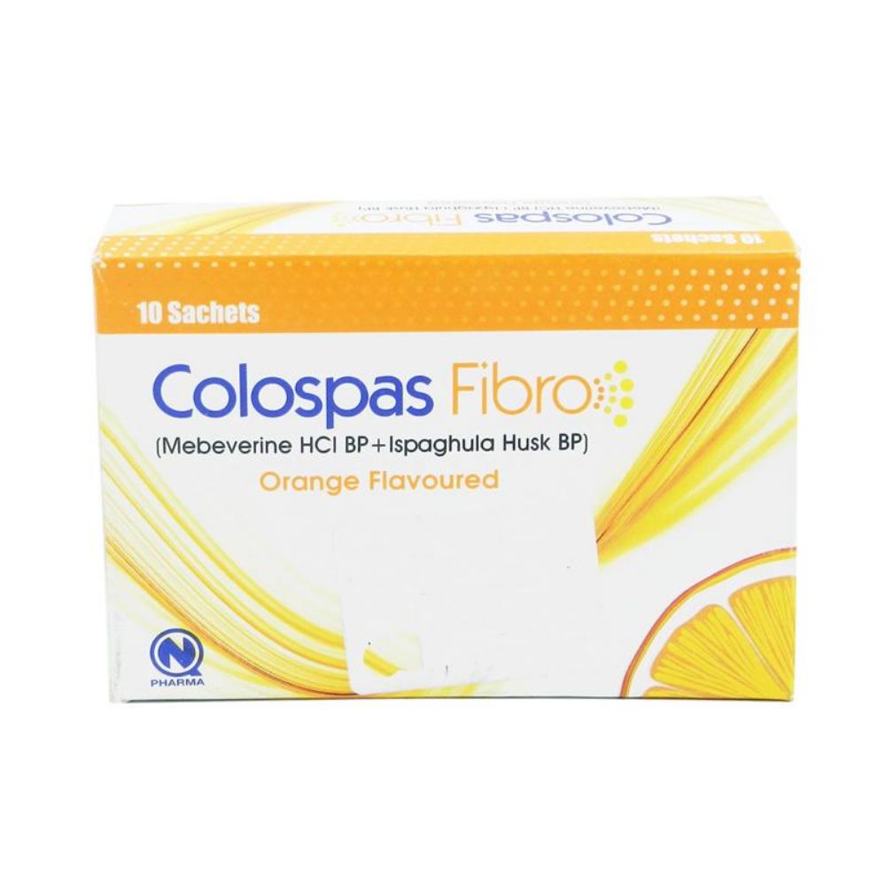 Colospas Fibro Powder Sachet 135mg/3.5gm 10's