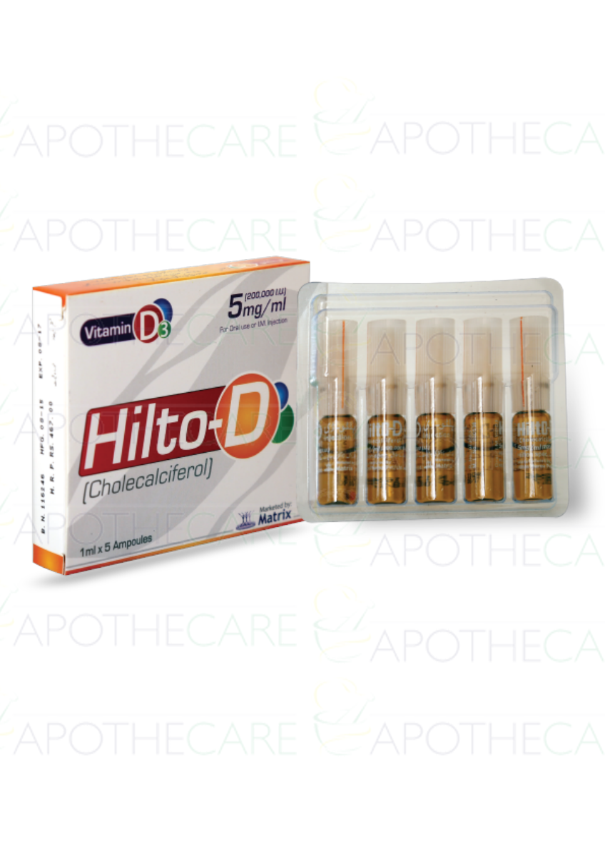 Hilto-D Oral/IM Inj 5mg 5Ampx1ml Pack of 5 Inj | Ailaaj
